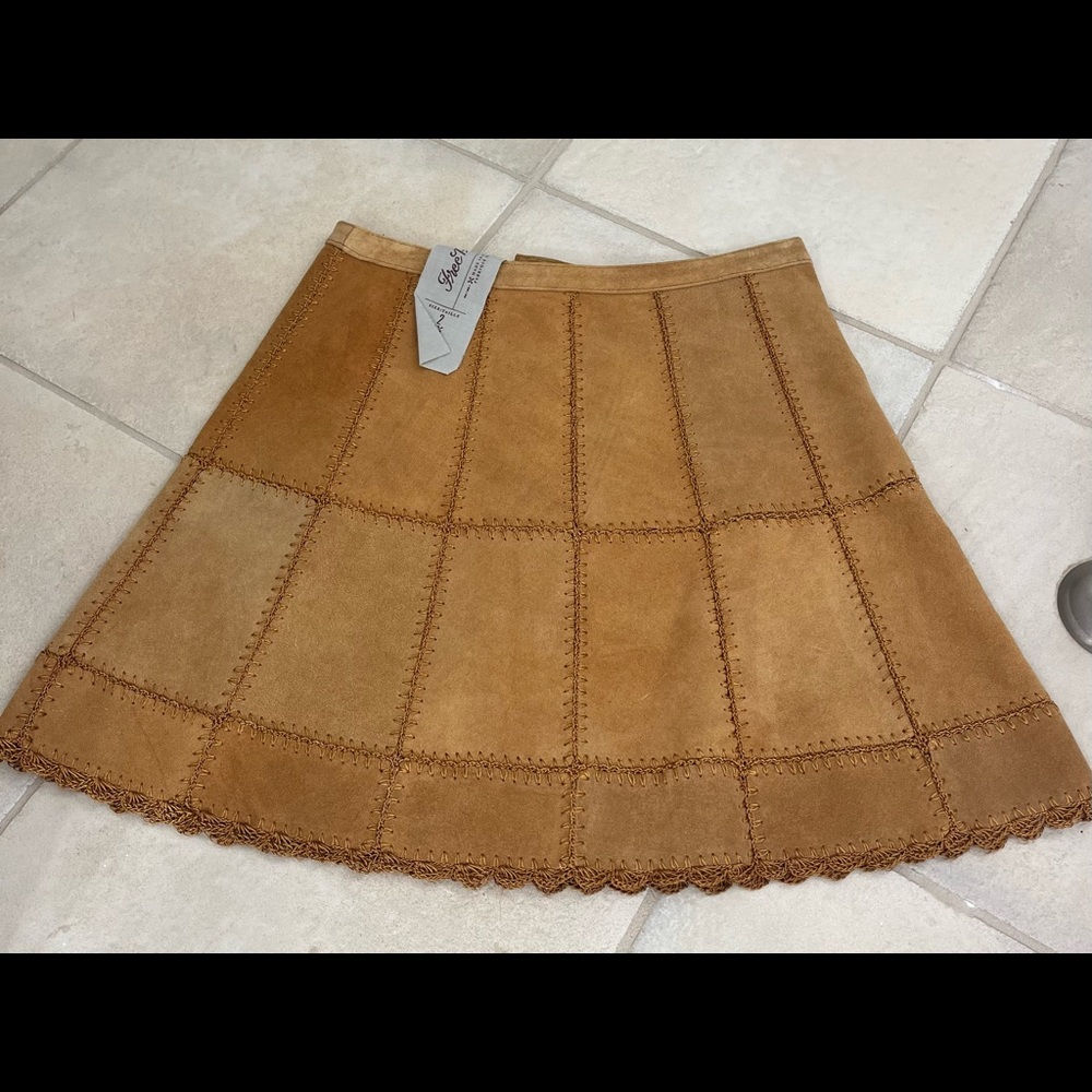 Suede Skirt